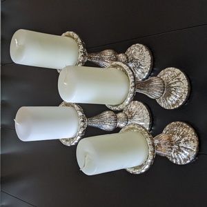 Lightweight Decor Candle Holders (Bundle of 4) **Candles NOT Included**